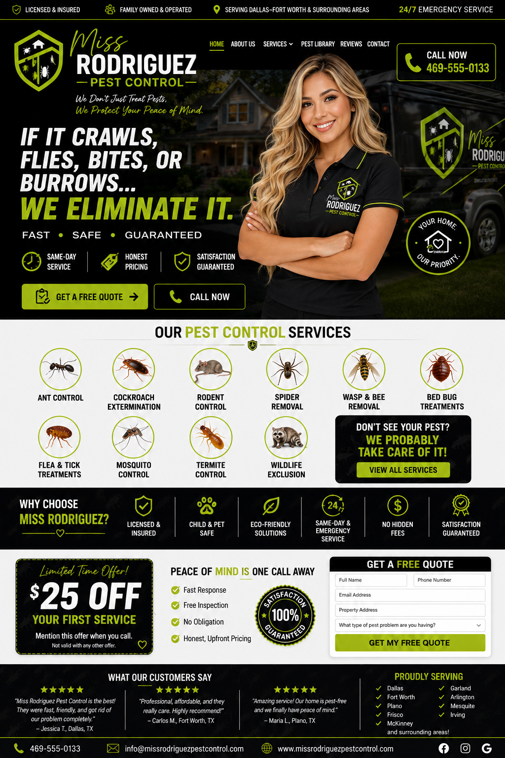 Miss Rodriguez Pest Control